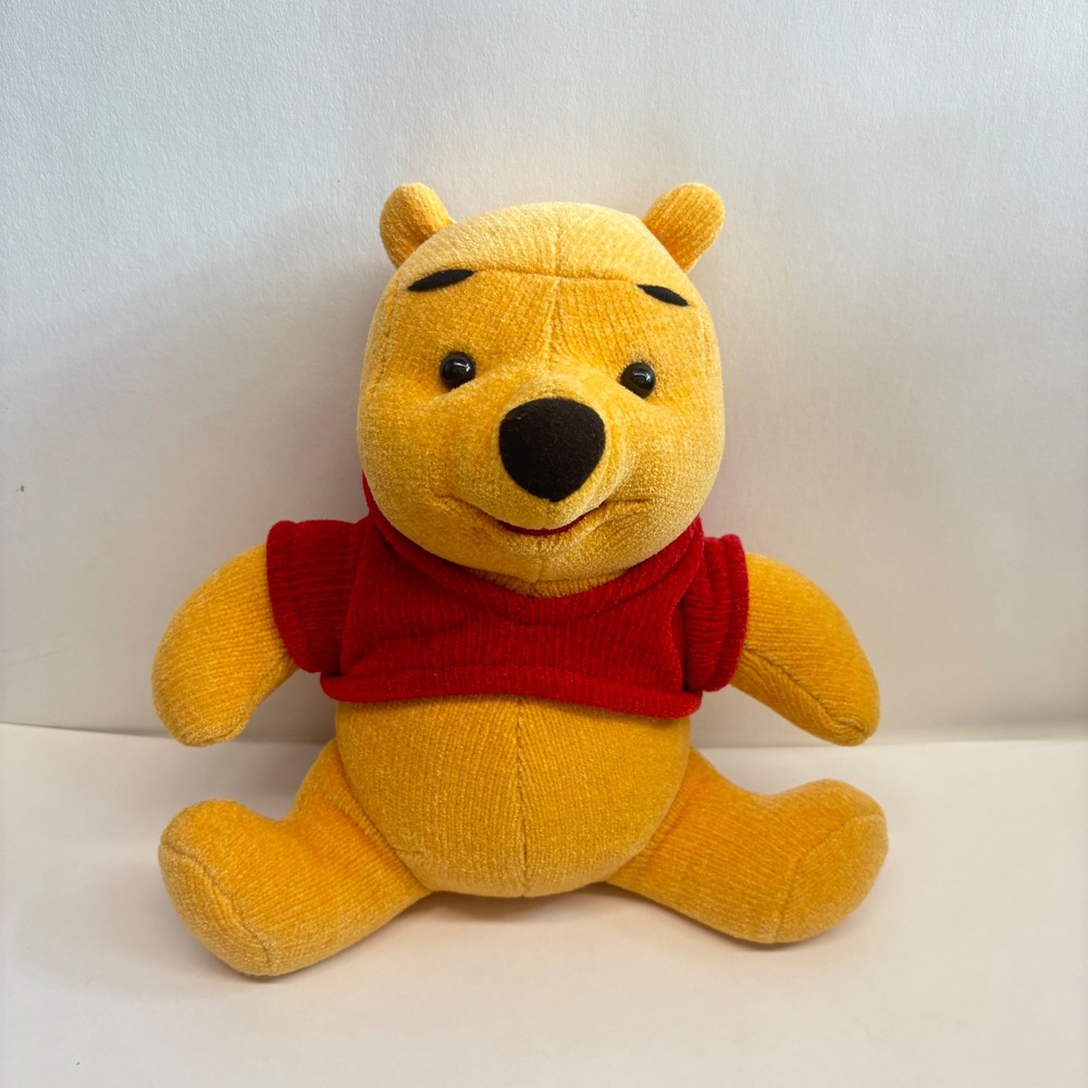 Disney Winnie the Pooh Interactive Talking Plush Bear Red Shirt 10 Inch